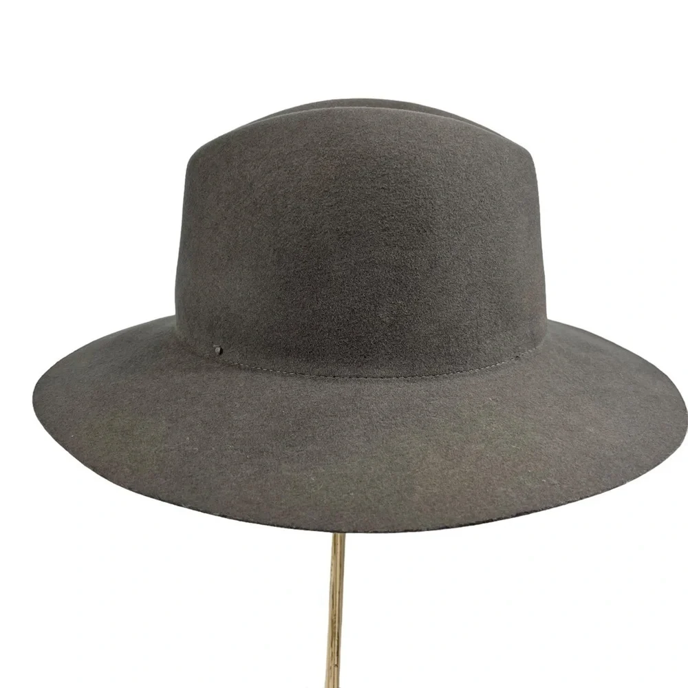 Janessa Leone Hayden Wool Hat Gray Women's Large